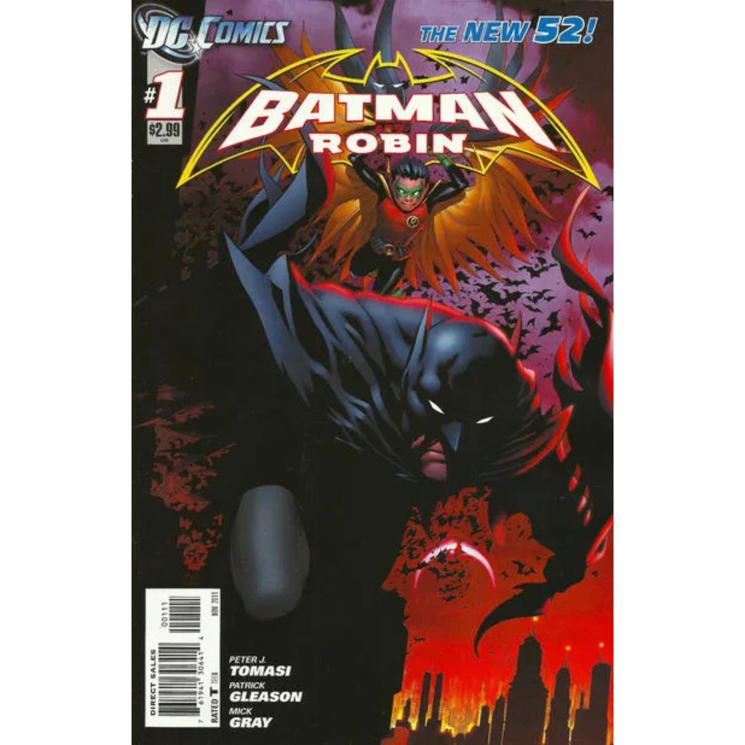 Batman and Robin: #1 [Patrick Gleason CVR A] 2011 Comics DC Comics