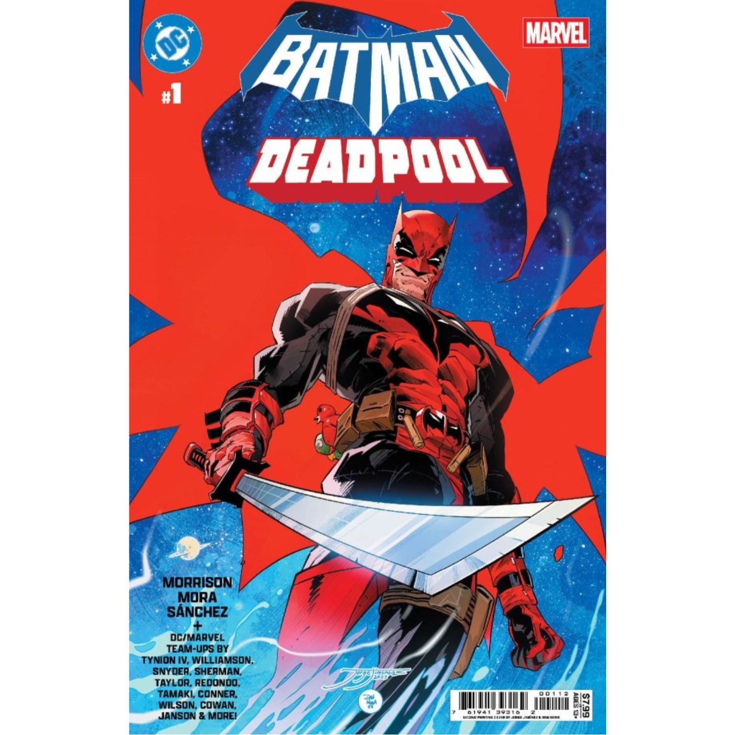 Batman/Deadpool: #1 [Jorge Jimenez 2nd Printing CVR V] 2025 Comics DC Comics