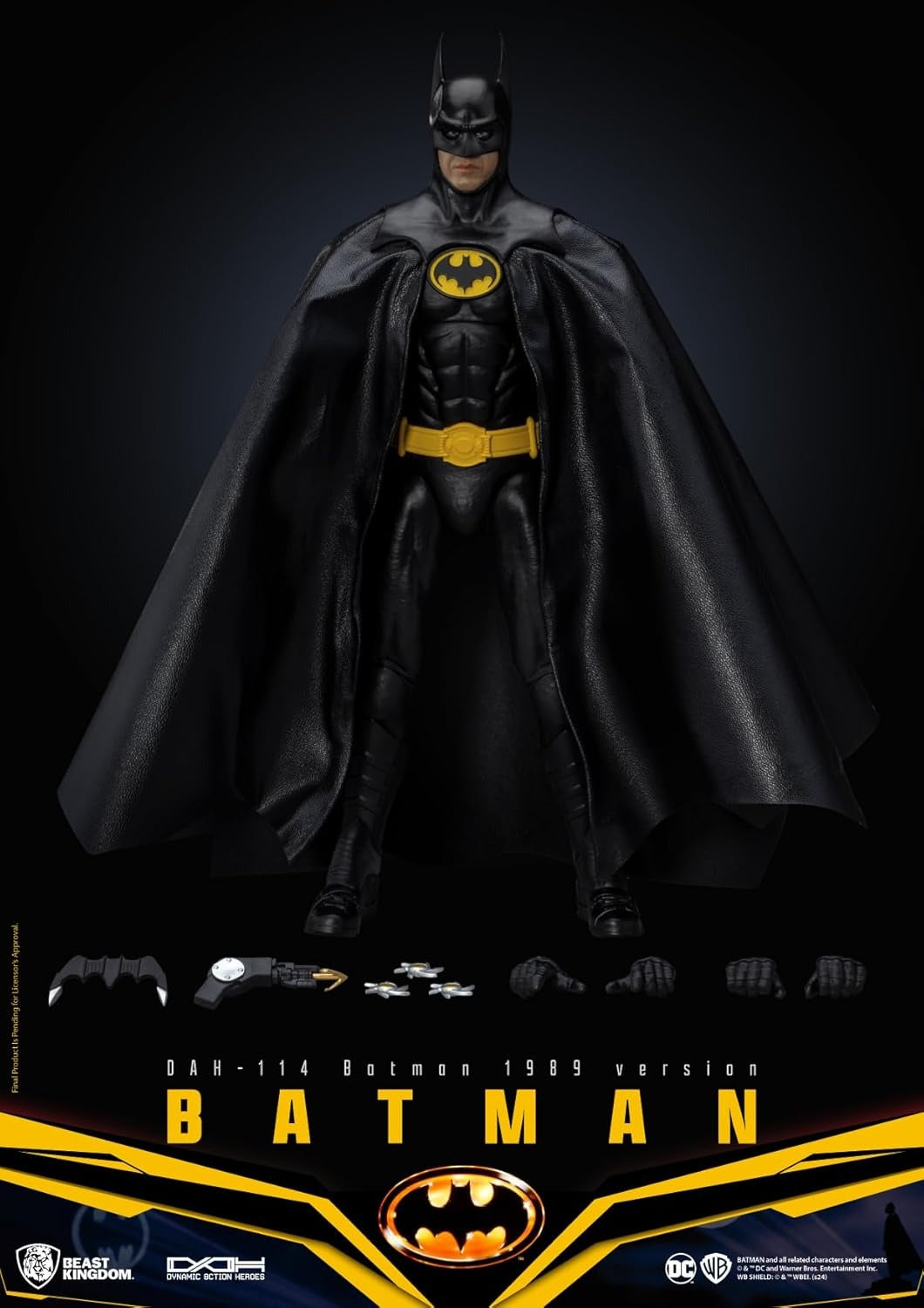 Beast Kingdom: Batman - 1989 - DAH-114 Dynamic 8-ction Figure Toys & Games Beast Kingdom