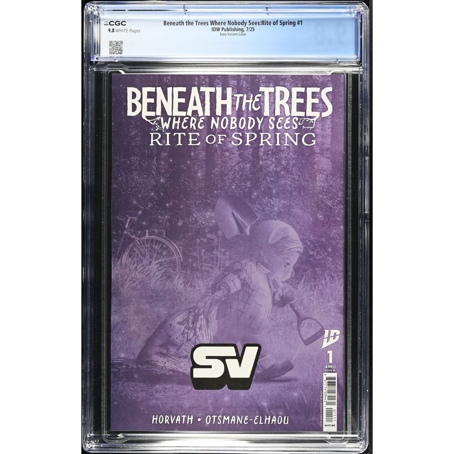 Beneath the Trees Where Nobody Sees Rite of Spring #1 [Ultraraw26 CGC 9.8 Shopville CVR A] 2025 Comics IDW Publishing