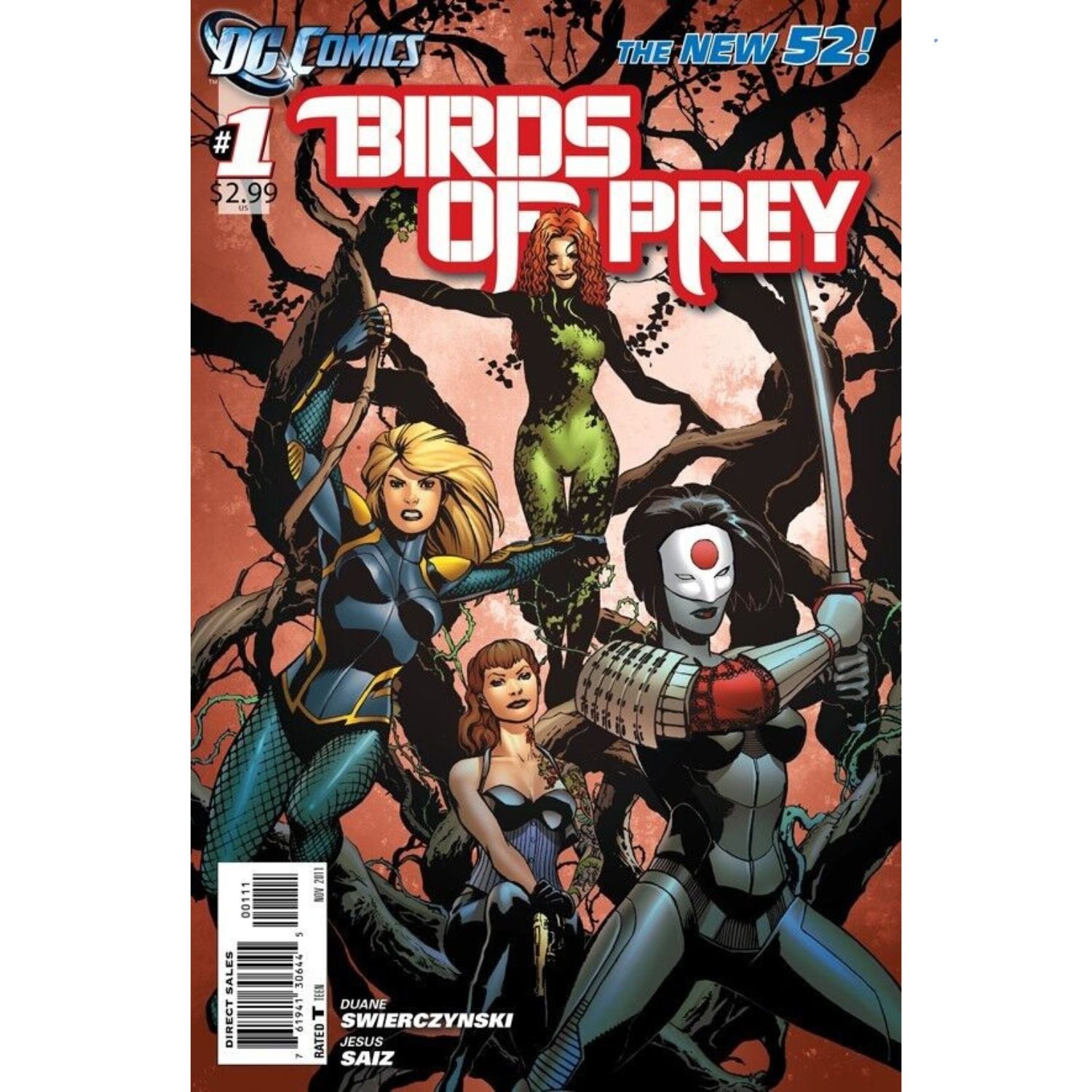 Birds of Prey: #1 [Jesus Saiz CVR A] 2011 Comics Marvel Comics