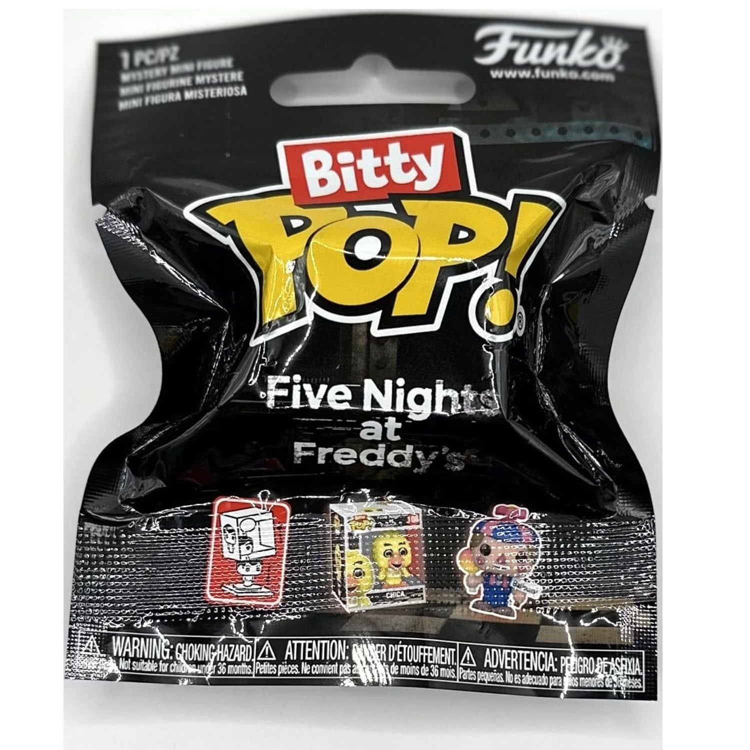 Bitty Pop! Singles: Five Nights at Freddy's Figure - 1 Random Vinyl Mini Figure Toys & Games Funko