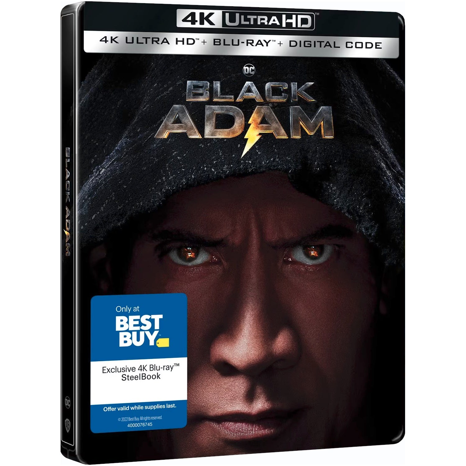 Black Adam - Steelbook [Blu-Ray + 4K UHD] Blu-Ray 4K Movie Warner Bros.   
