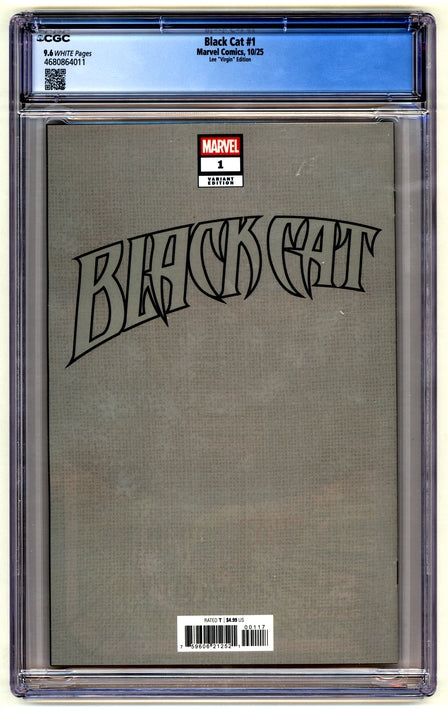Black Cat: #1 [Jeehyung Lee CGC Graded 9.6 Virgin CVR H - 1:200] 2025 Comics Marvel Comics