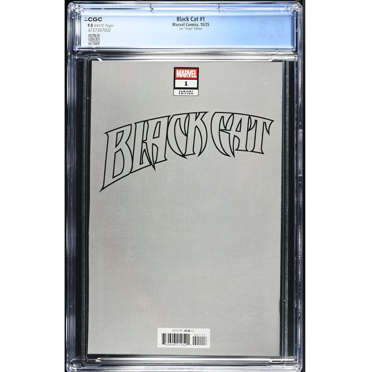 Black Cat: #1 [Jeehyung Lee CGC 9.8 Virgin - 1:200] 2025 Comics Marvel Comics