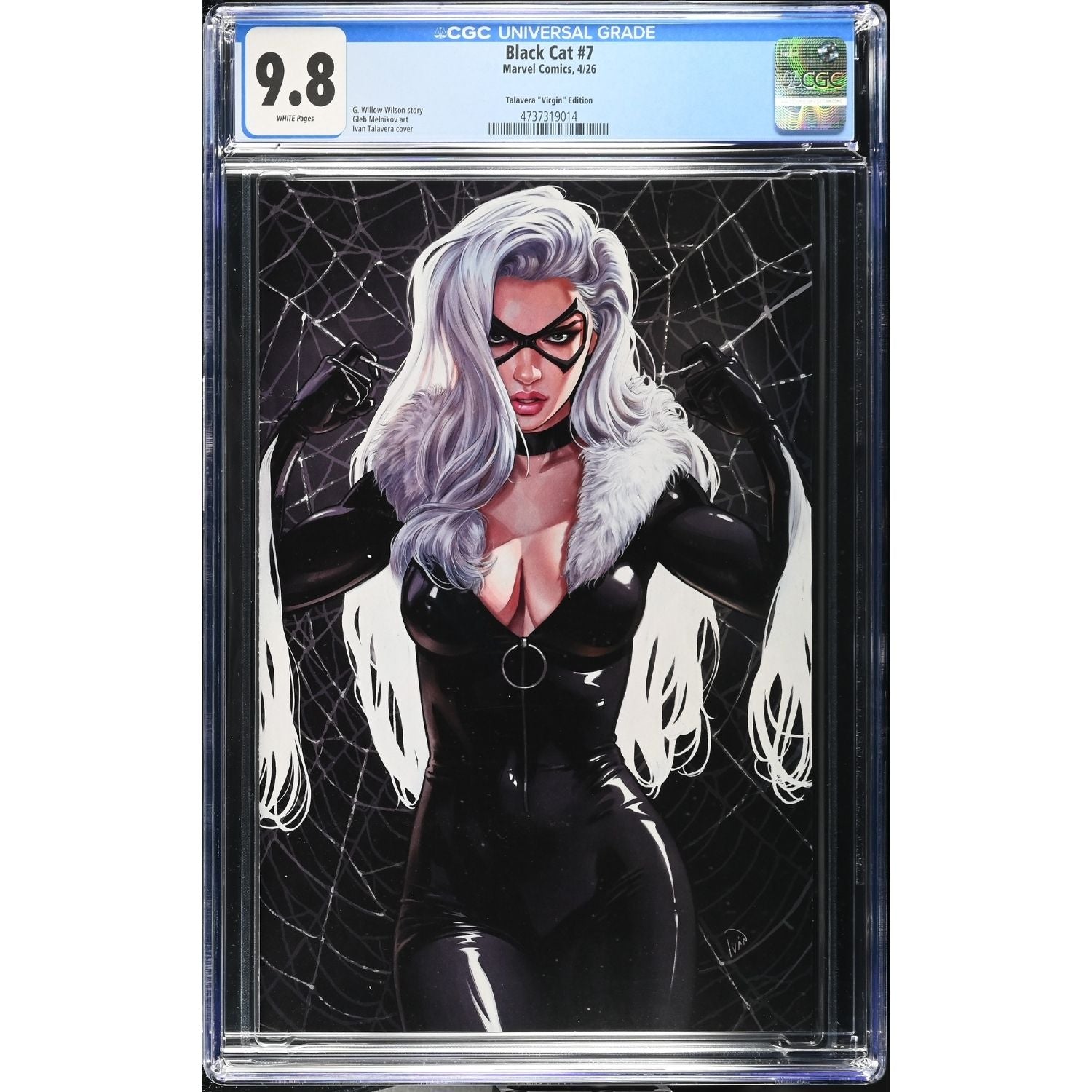 Black Cat: #7 [Ivan Talavera CGC 9.8 CVR E - 1:100] 2025 Comics Marvel Comics