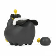 Bugcat Capoo: King Black Bugcat Figurine with Limited Edition Patch Collectible Bugcat Capoo