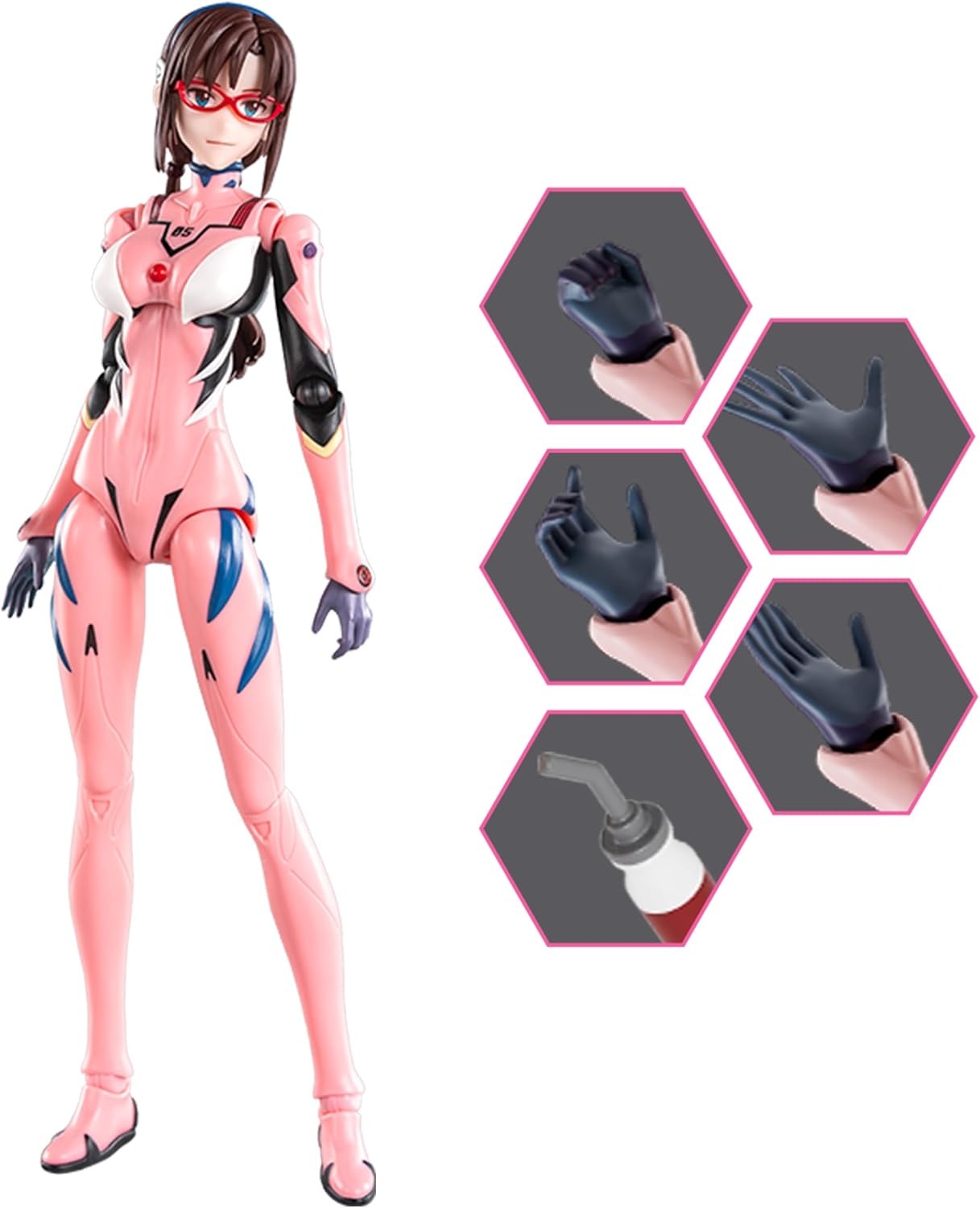 Blokees: Fantastics Series Evangelion - Mari Makinami Plug Suit with Entry Plug Interior Toys & Games Blokees