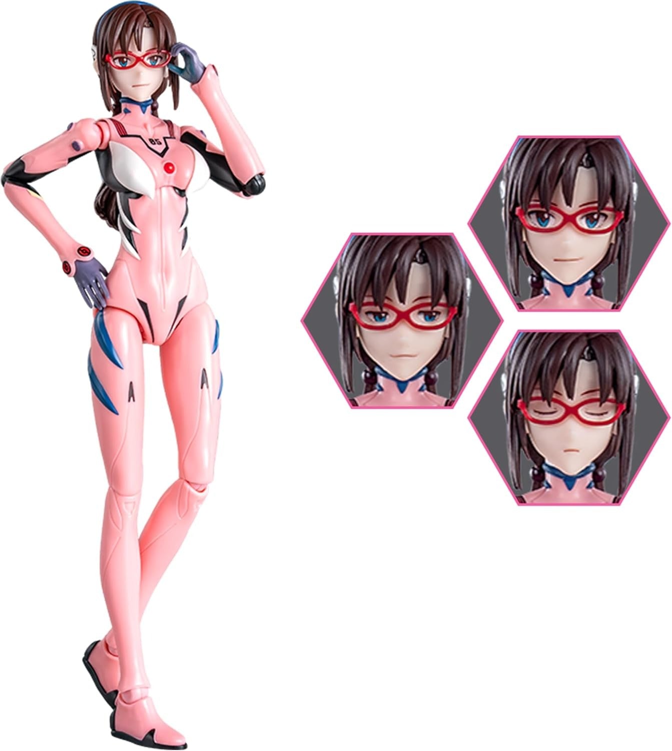 Blokees: Fantastics Series Evangelion - Mari Makinami Plug Suit with Entry Plug Interior Toys & Games Blokees