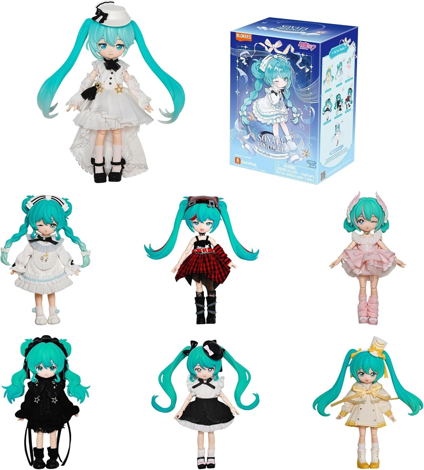 Blokees: Hatsune Miku DaaLaMode Sonata Prologue - Random Model Kit #73538 Toys & Games Blokees