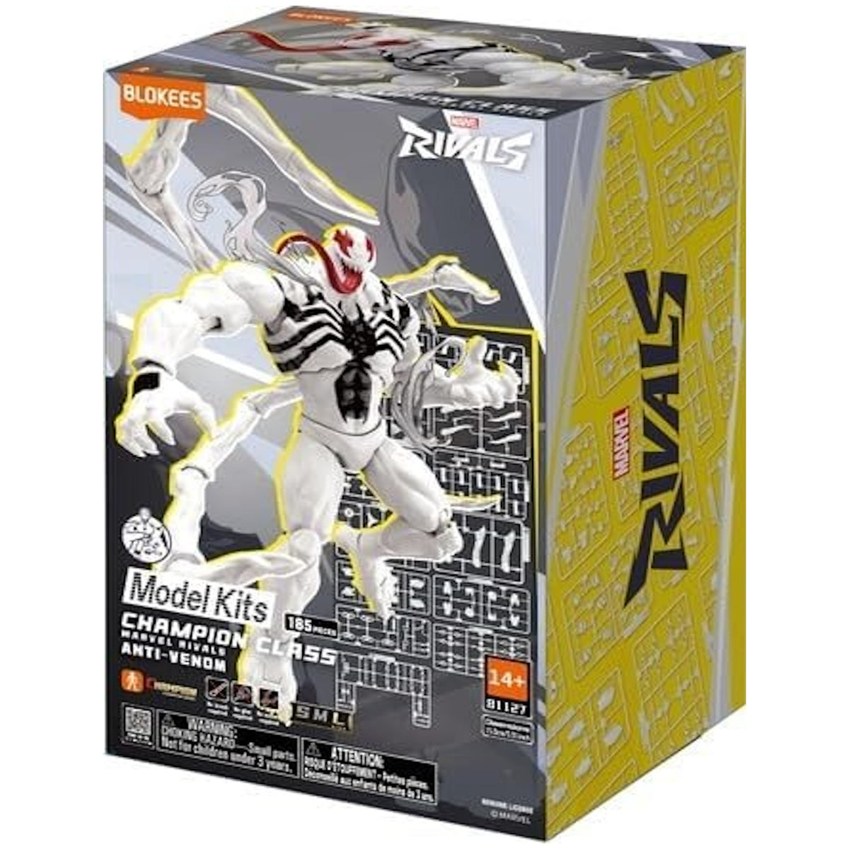 Blokees: Marvel Rivals - Anti-Venom Model Kit Champion Class 15 Toys & Games Blokees