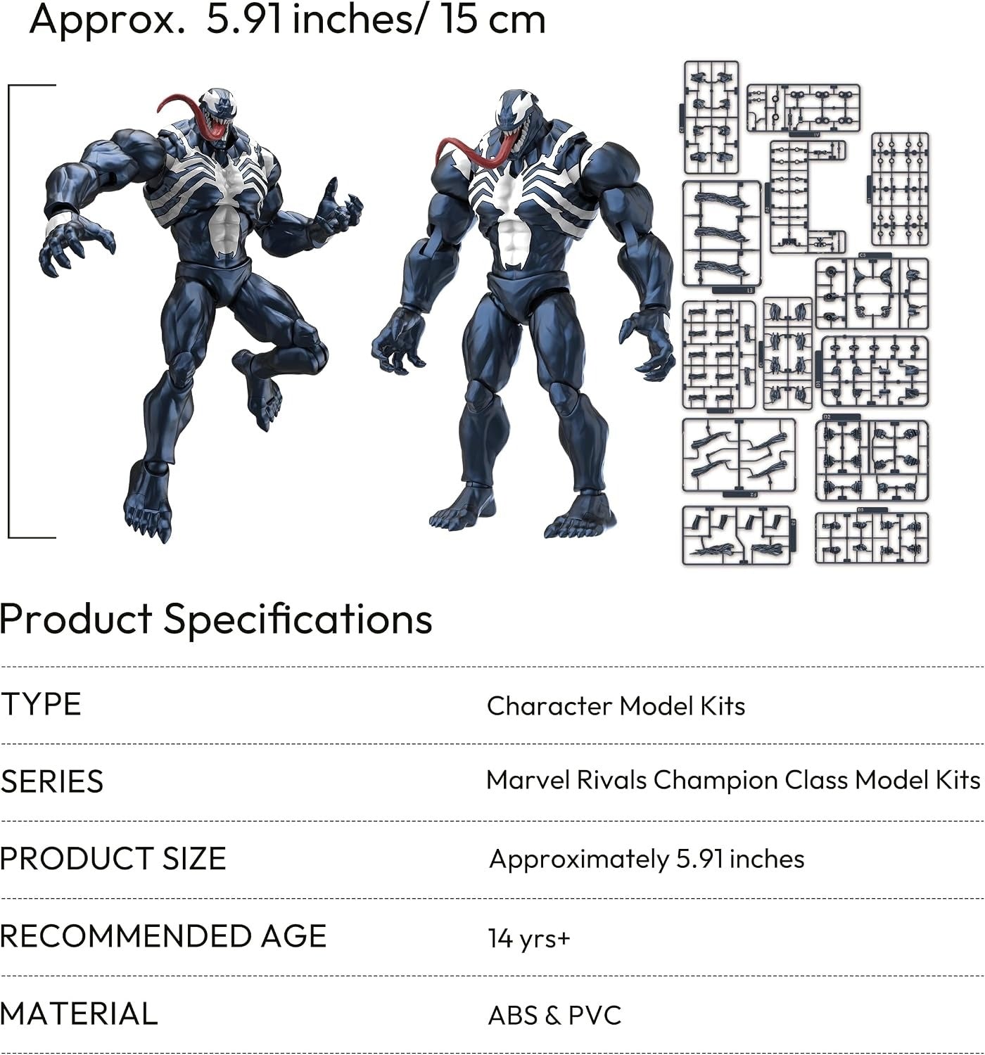 Blokees: Marvel Rivals - Venom Toys & Games Blokees