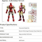 Blokees: Marvel The Infinity Saga - Iron Man Mark LXXXV Deluxe Edition Model Kit Toys & Games Blokees