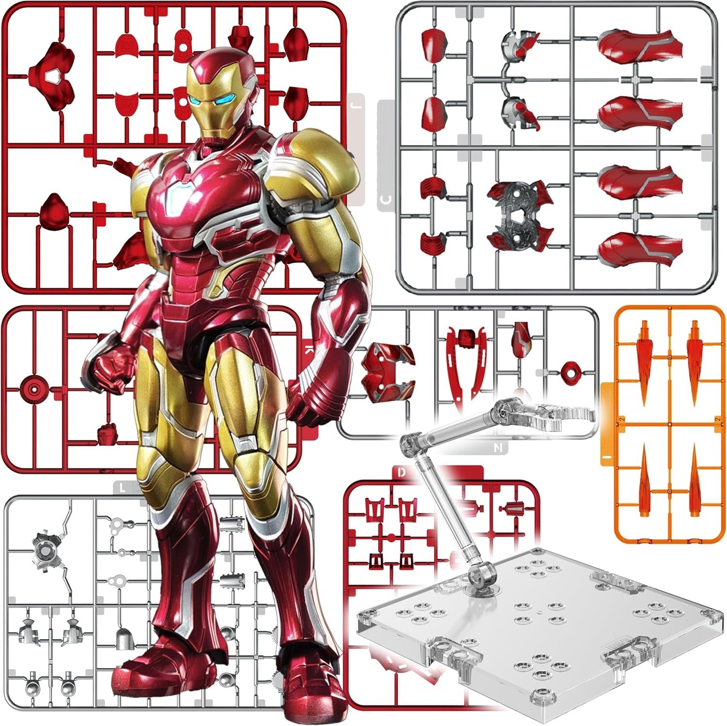 Blokees: Marvel The Infinity Saga - Iron Man Mark LXXXV Model Kit Toys & Games Blokees