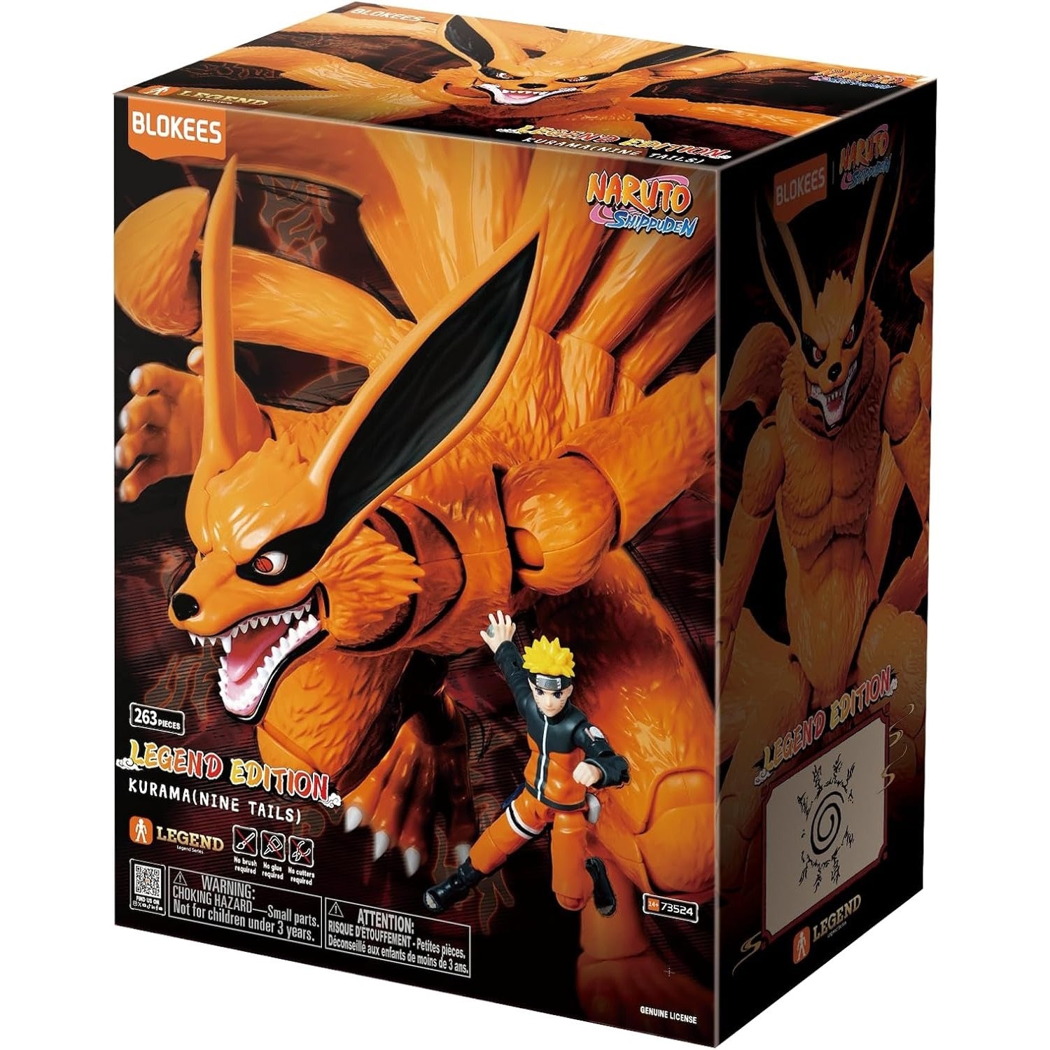 Blokees: Naruto Shippuden Legend Edition - Kurama Nine Tailed Fox Model Kit #73524 Toys & Games Blokees