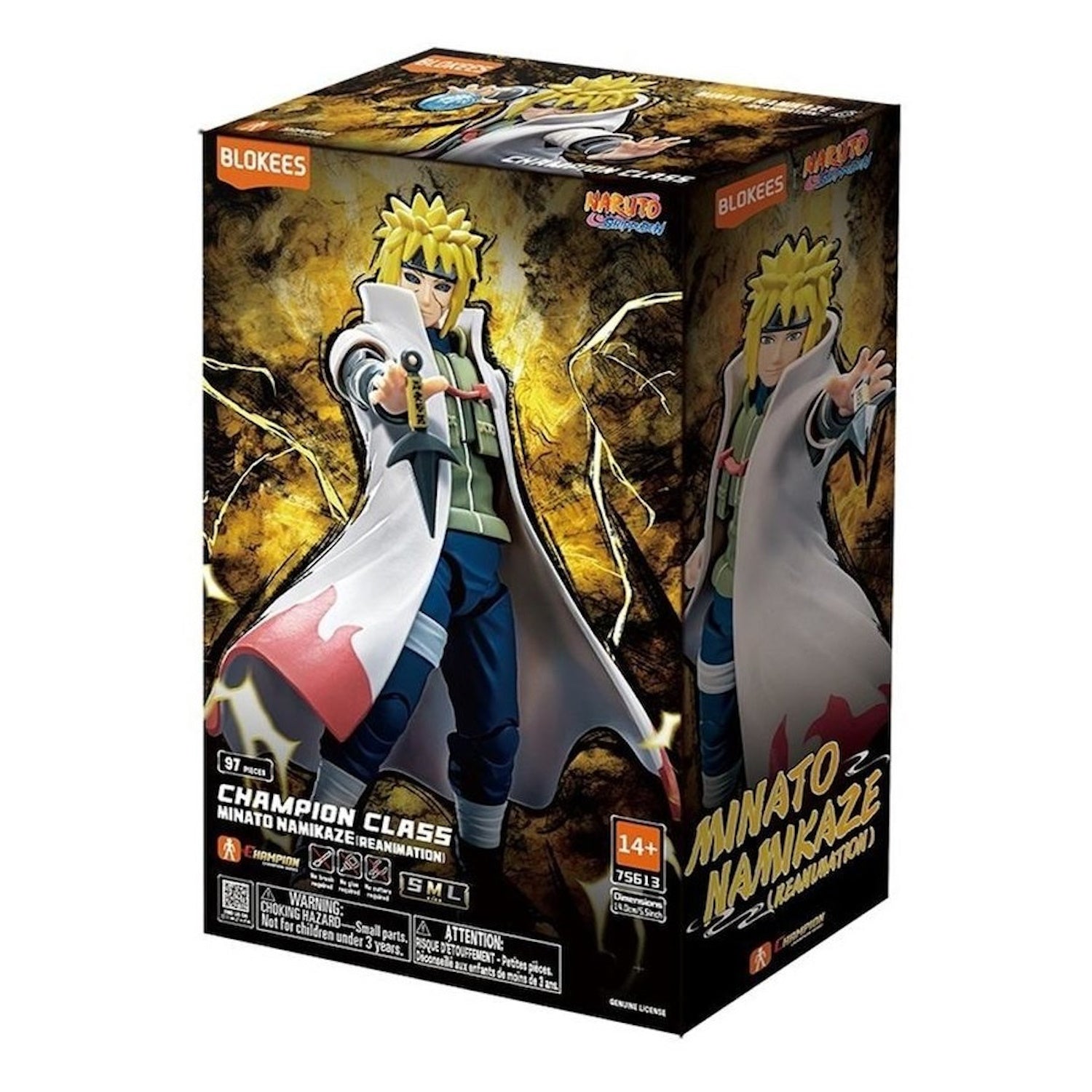 Blokees: Naruto Shippuden - Minato Namikaze Reanimation Champion Class Model Kit #75613 Toys & Games Blokees