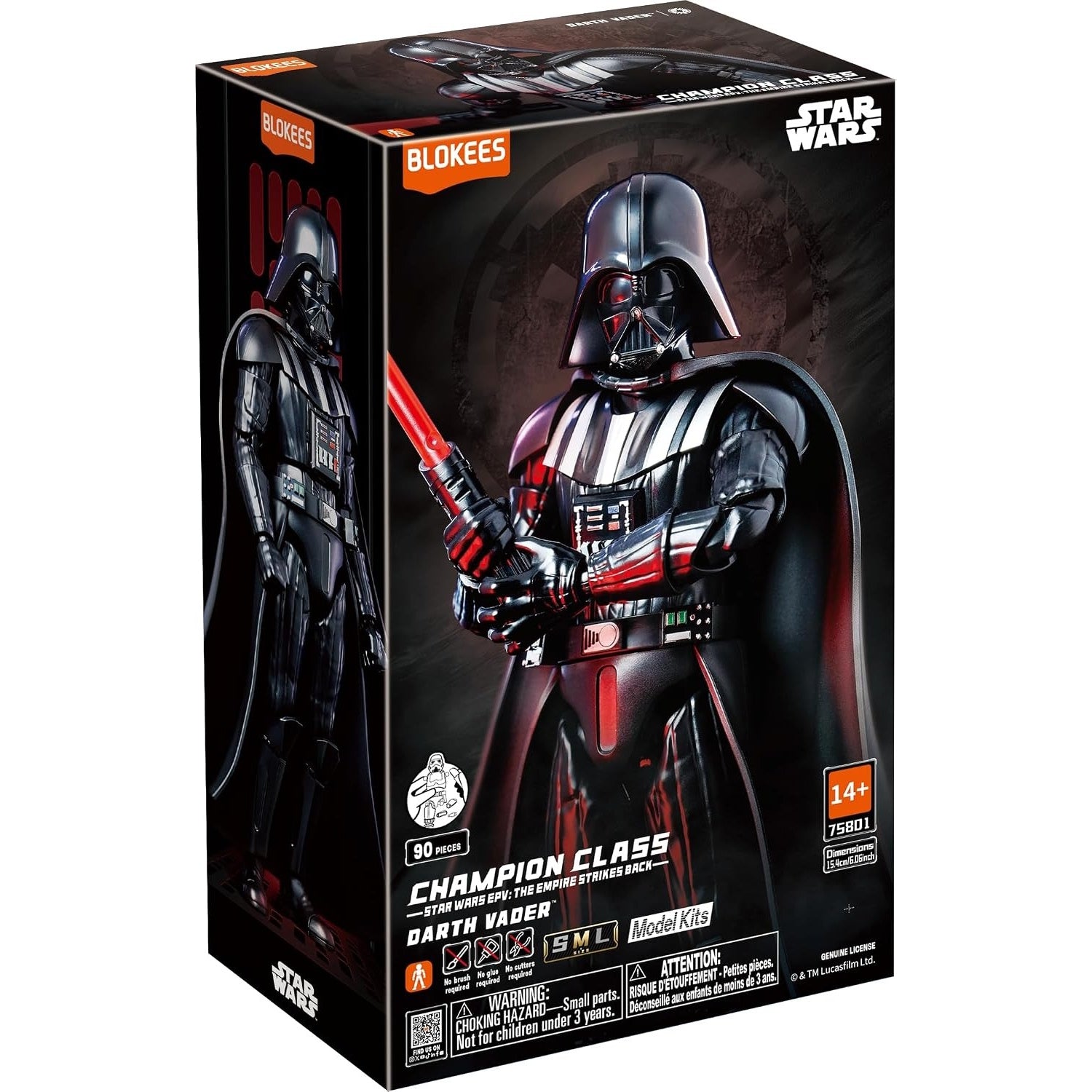 Blokees: Star Wars The Empire Strikes Back - Darth Vader #75801 Toys & Games Blokees