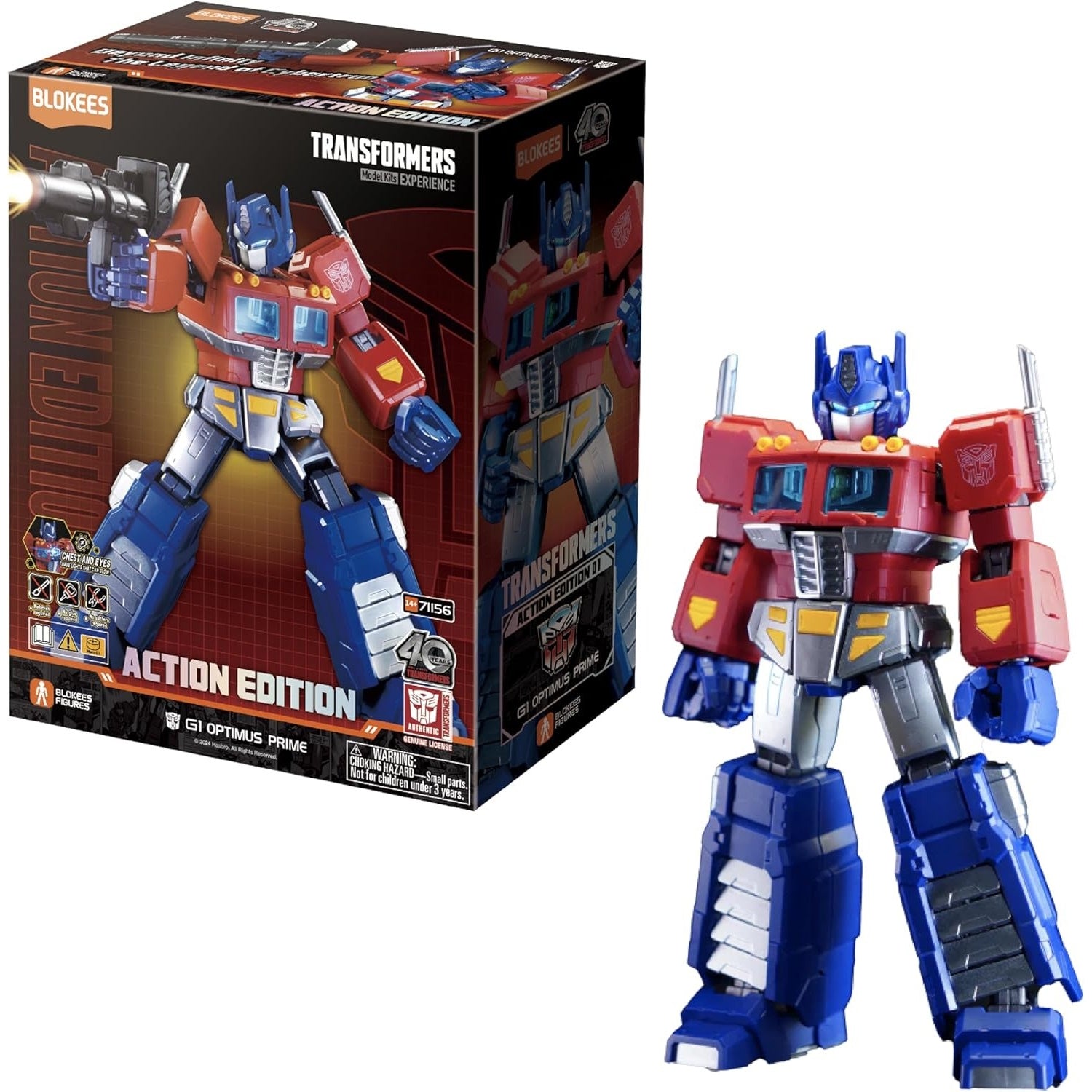 Blokees: Transformers Action Edition - Optimus Prime Model Kit #71156 Toys & Games Blokees