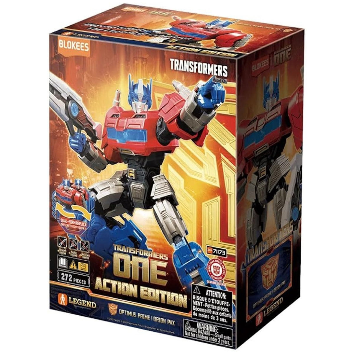 Blokees: Transformers Action Edition - Optimus Prime Orion Pax Model Kit #71173 Toys & Games Blokees