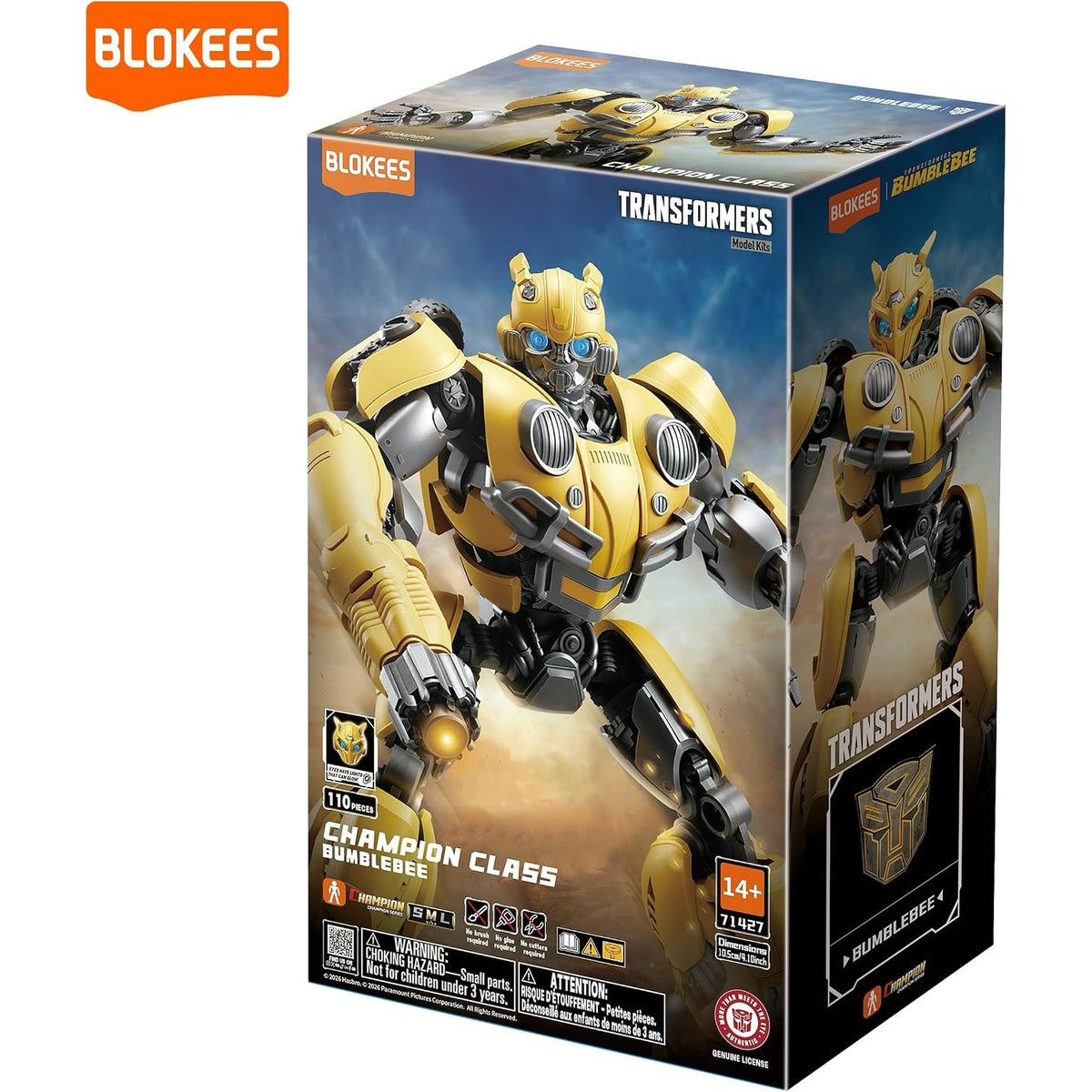 Blokees: Transformers Bumblebee - Bumblebee Model Kit Champion Class 27 Toys & Games Blokees