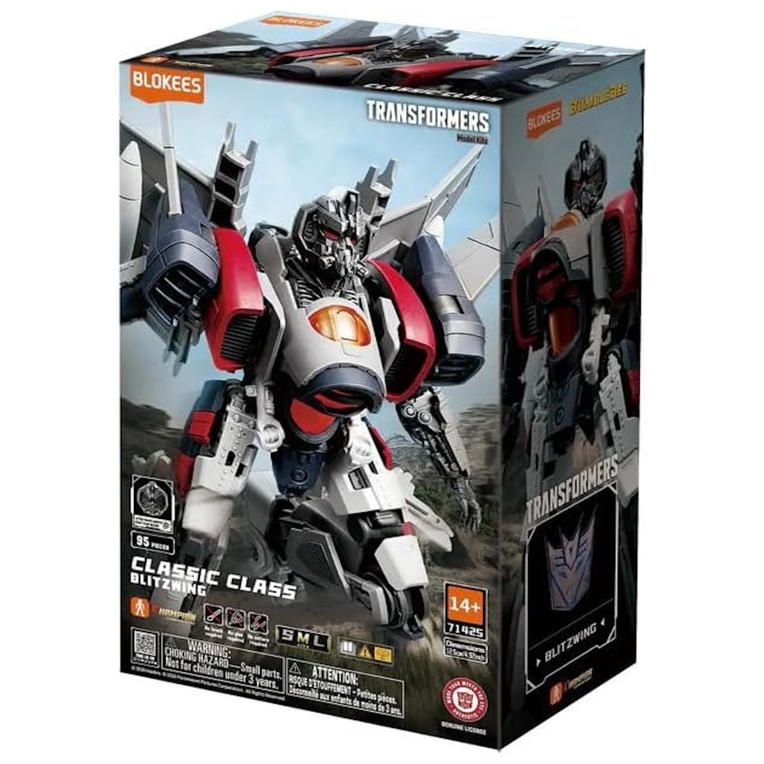 Blokees: Transformers Bumblebee Classic Class Deluxe Edition - Blitzwing Model Kit #71425 Toys & Games Blokees