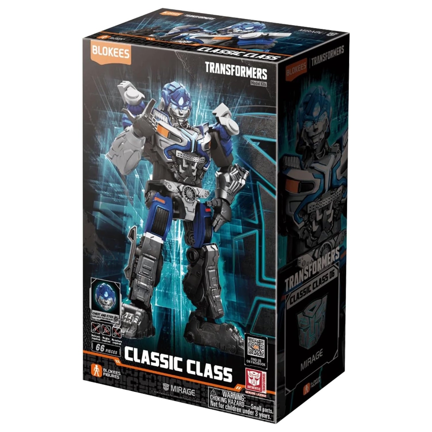 Blokees: Transformers Classic Class - Mirage Model Kit #71151 Toys & Games Blokees