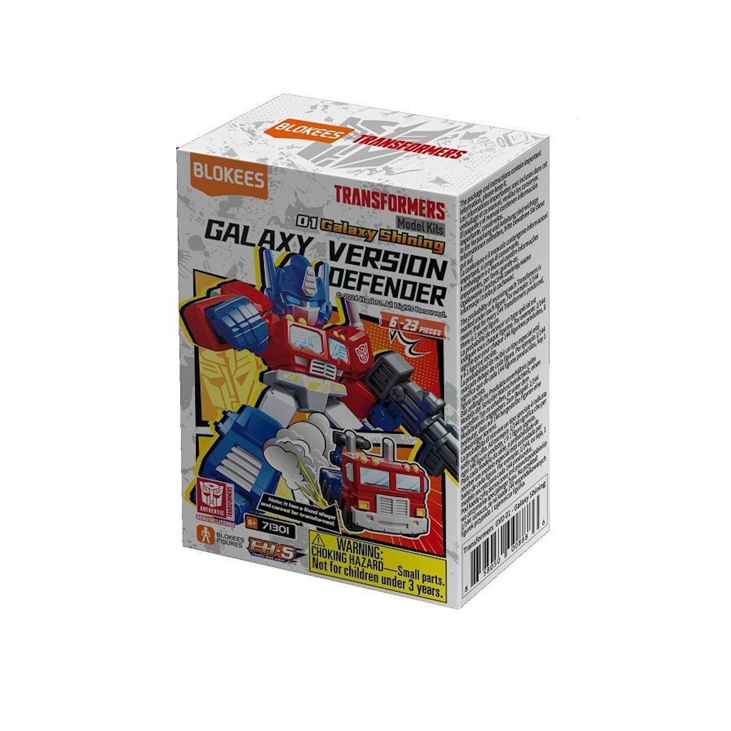Blokees: Transformers Defender Version 01 Galaxy Shining - Random Model Kit #71301 Toys & Games Blokees