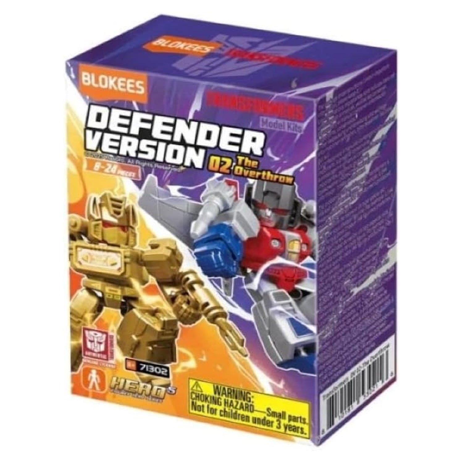 Blokees: Transformers Defender Version 02 The Overthrow - Random Model Kit #71302 Toys & Games Blokees