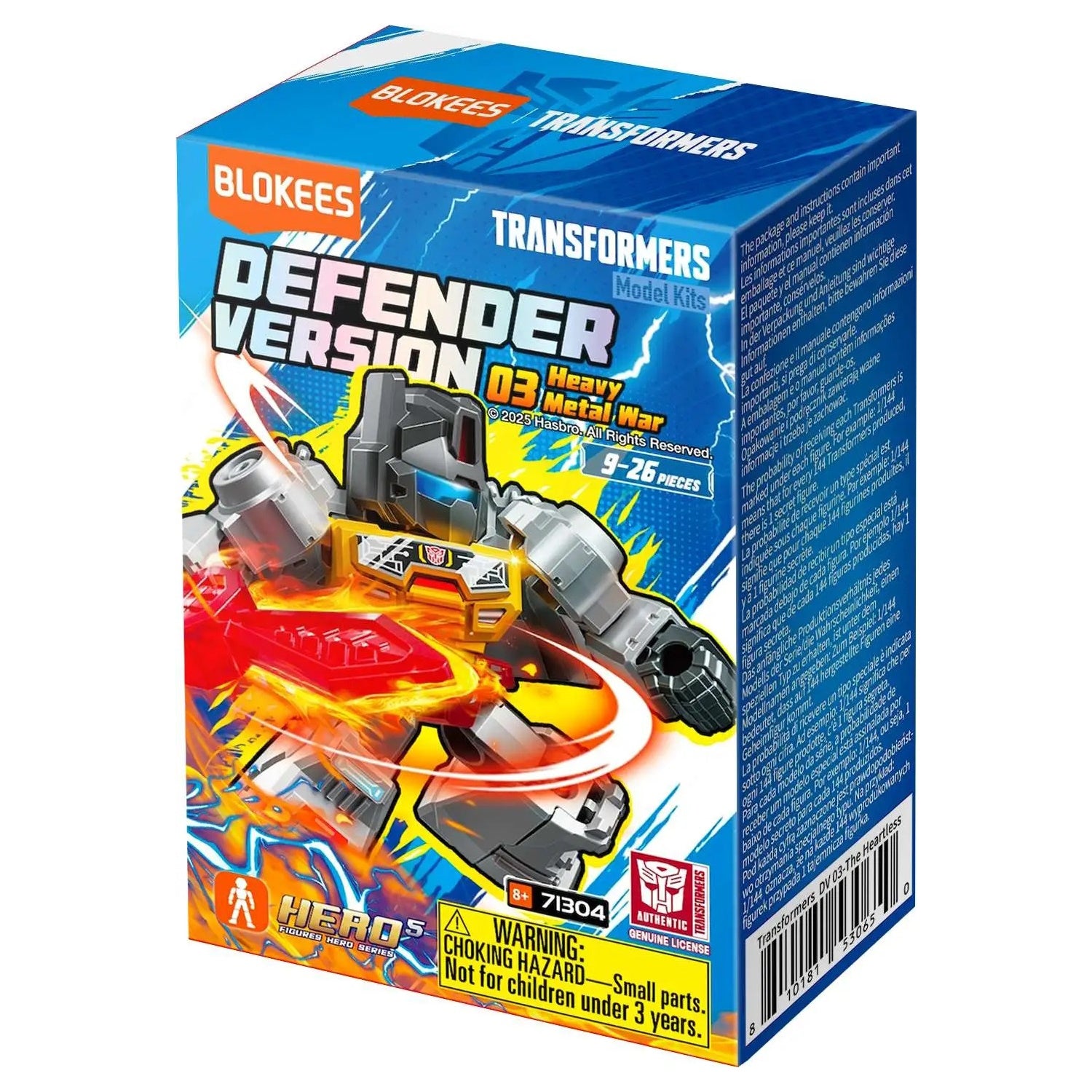Blokees: Transformers Defender Version 03 Heavy Metal War - Random Model Kit #71304 Toys & Games Blokees
