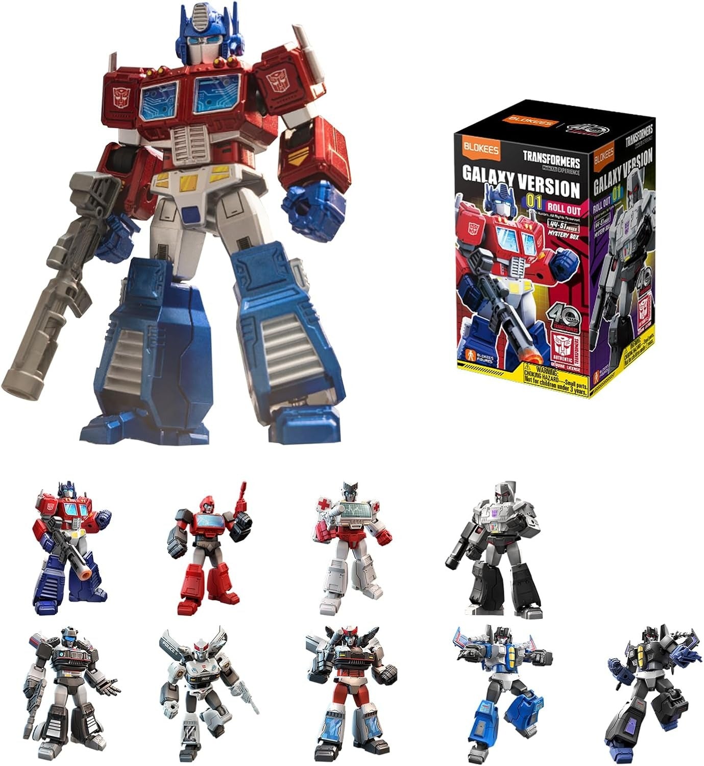 Blokees: Transformers Galaxy Version 01 - Random Model Kit #71100 Toys & Games Blokees
