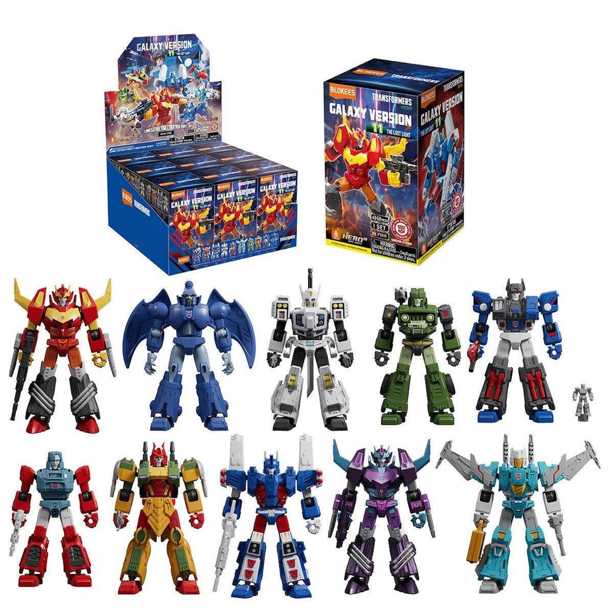 Blokees: Transformers Galaxy Version 11 The Lost Light Model Kit Blind Box Toys & Games Blokees