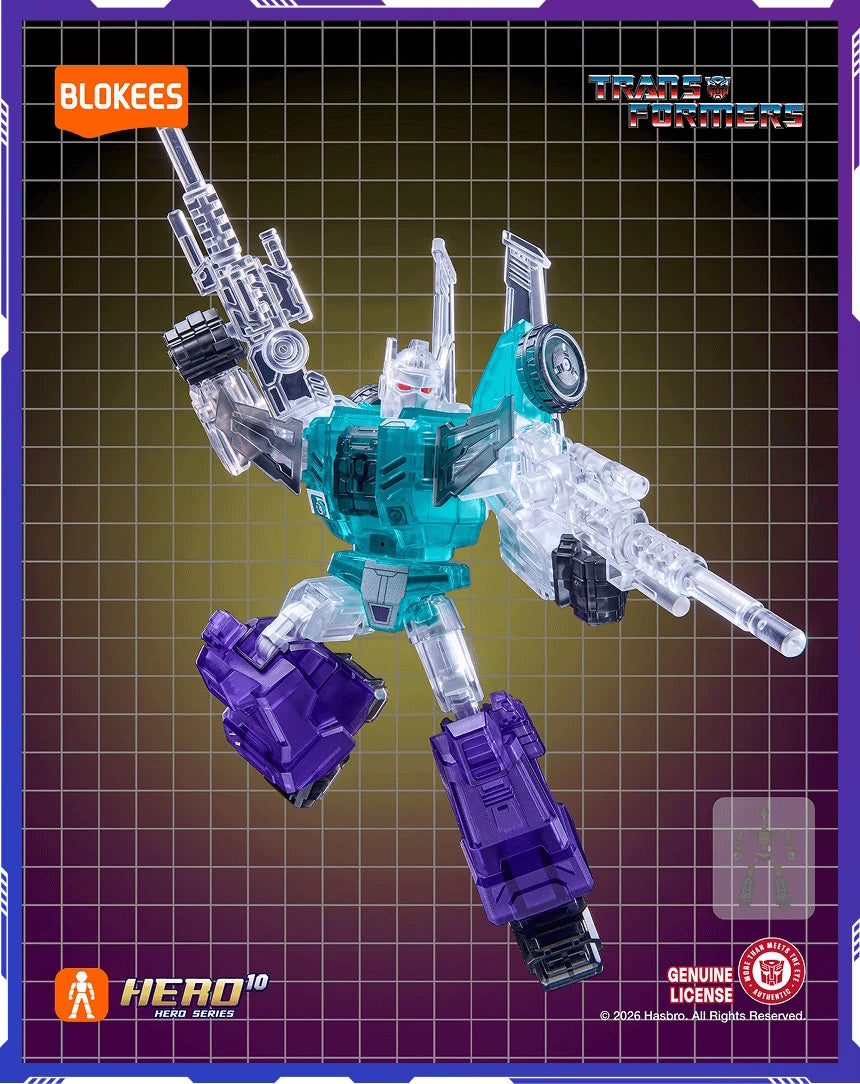 Blokees: Transformers Galaxy Version - Transparent Sixshot Model Kit #01232 Toys & Games Blokees