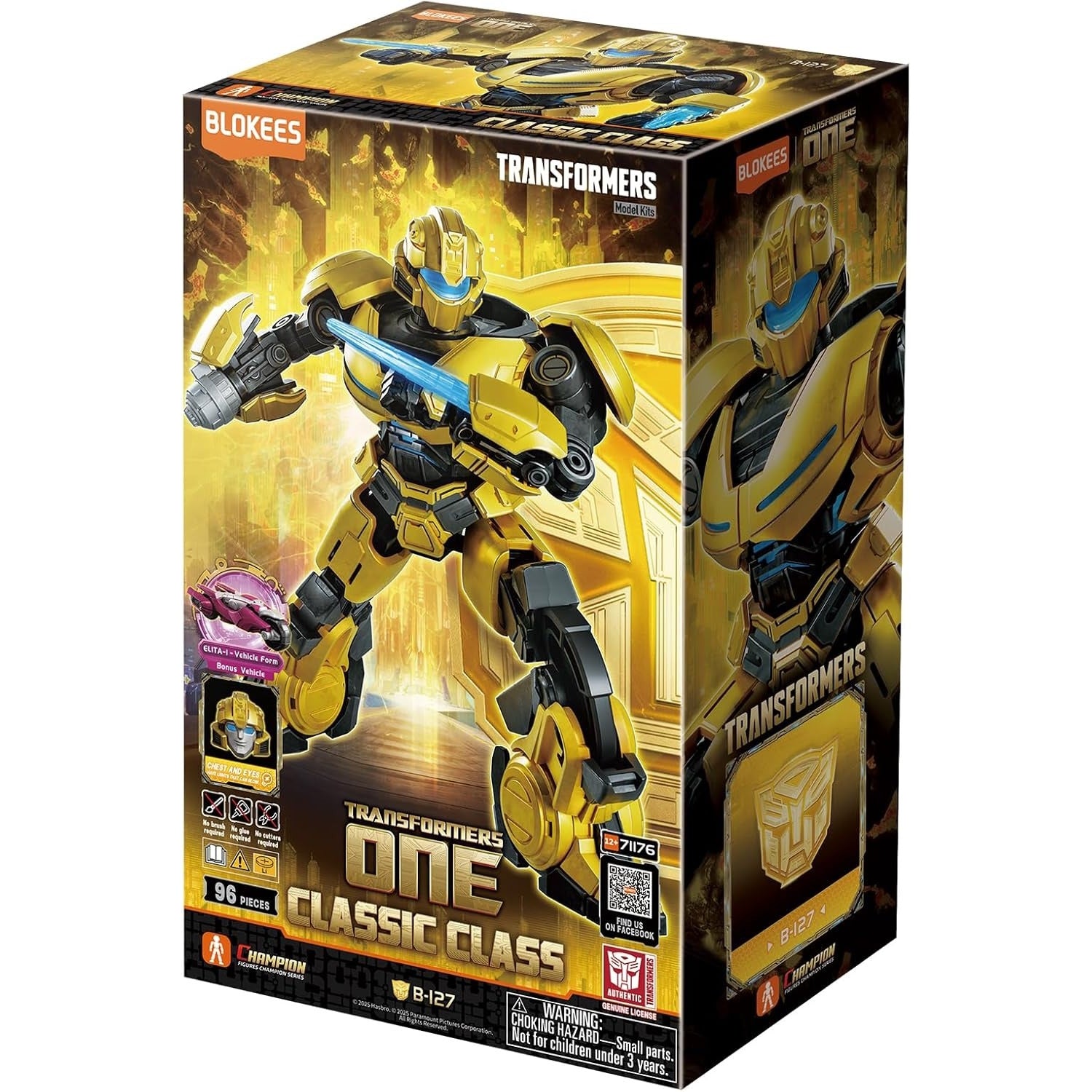 Blokees: Transformers One Classic Class - B-127 Model Kit #71176 Toys & Games Blokees