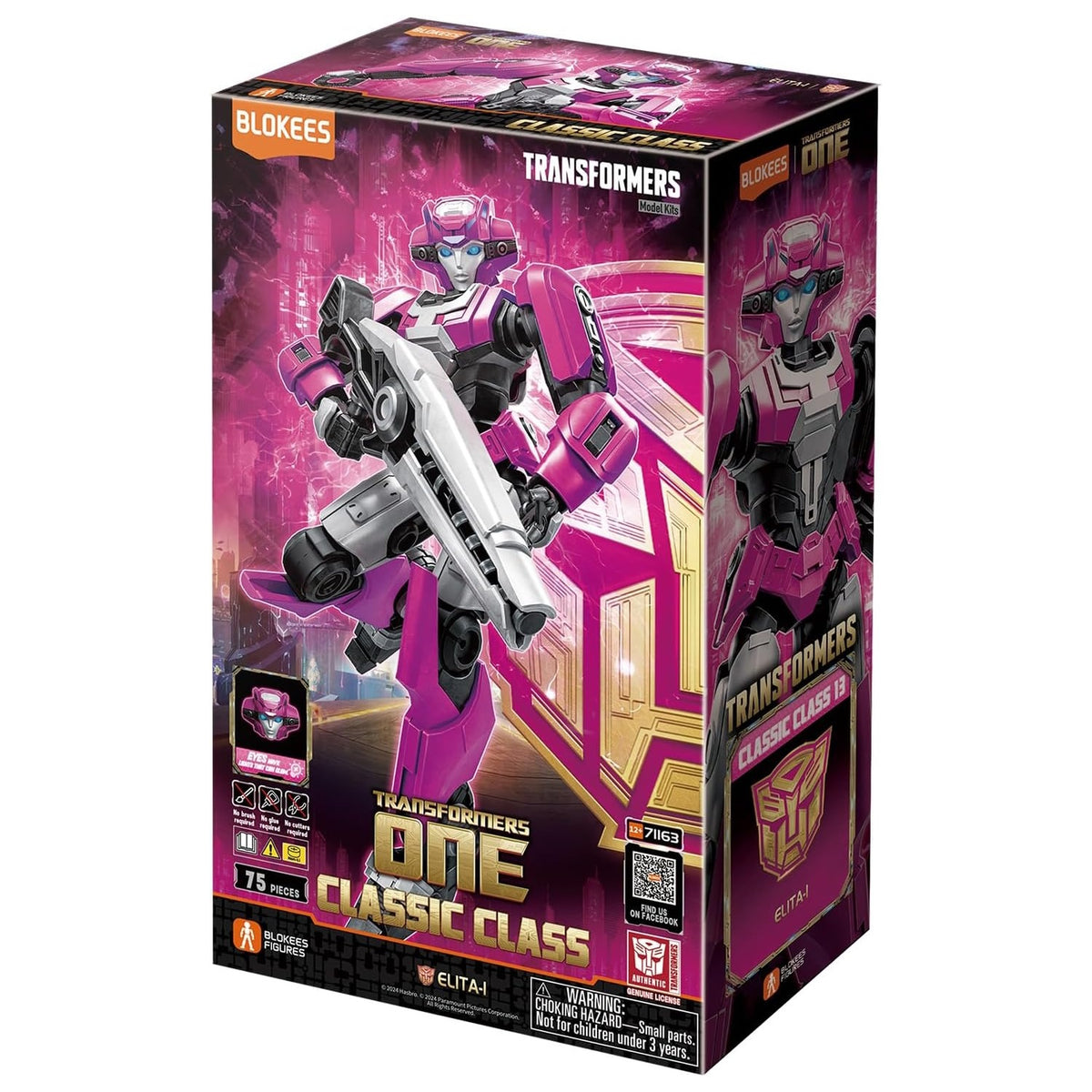 Blokees: Transformers One Classic Class - Elita-I Model Kit #71163 Toys & Games Blokees