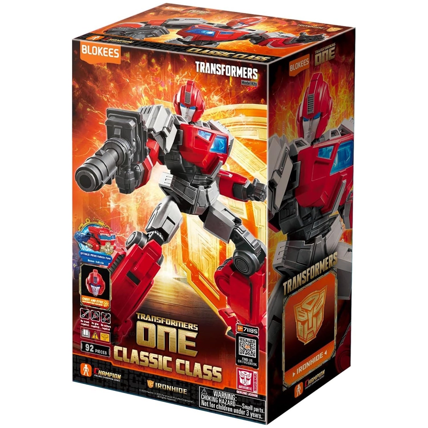 Blokees: Transformers One Classic Class - Ironhide Model Kit #71185 Toys & Games Blokees