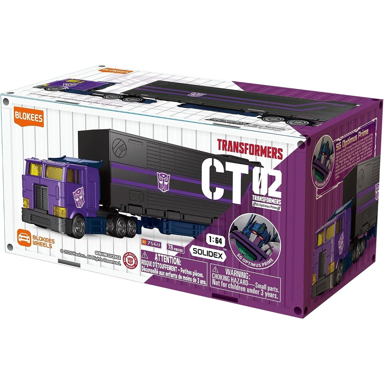 Blokees: Wheel Series Transformers - SG Optimus Prime CT02 Toys & Games Blokees