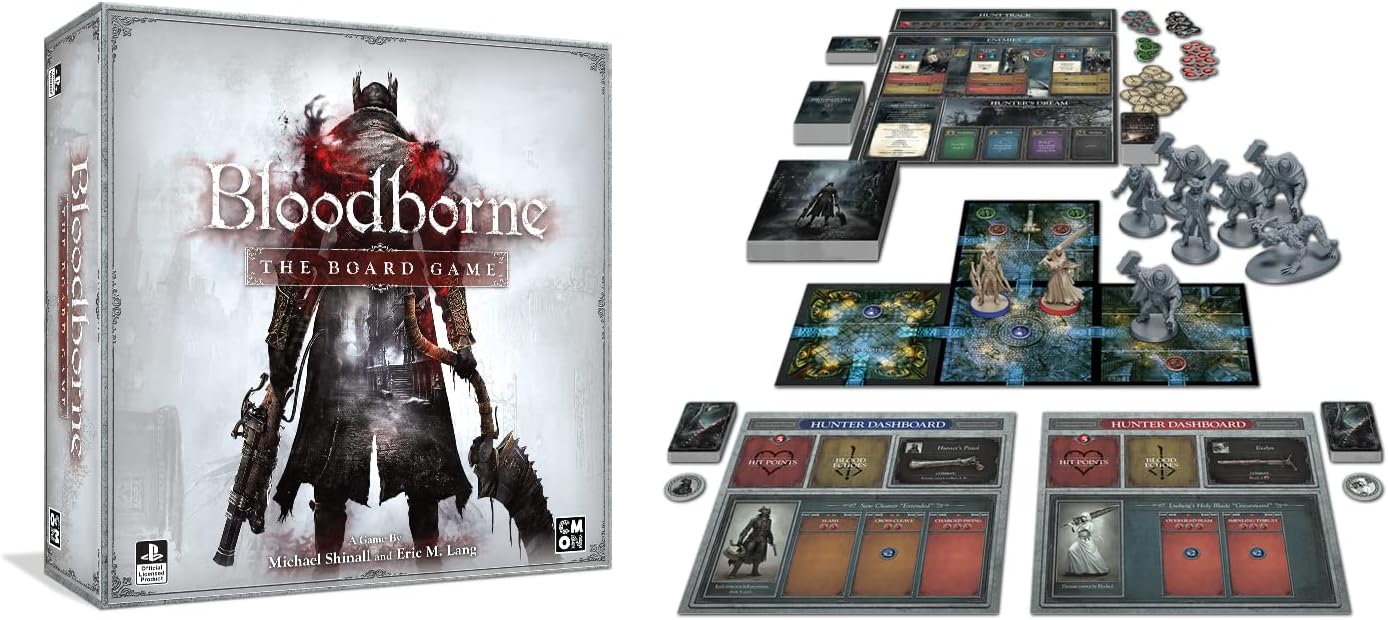 Bloodborne: The Board Game [CMON Board Game, 1-4 Players] Board Game CMON   