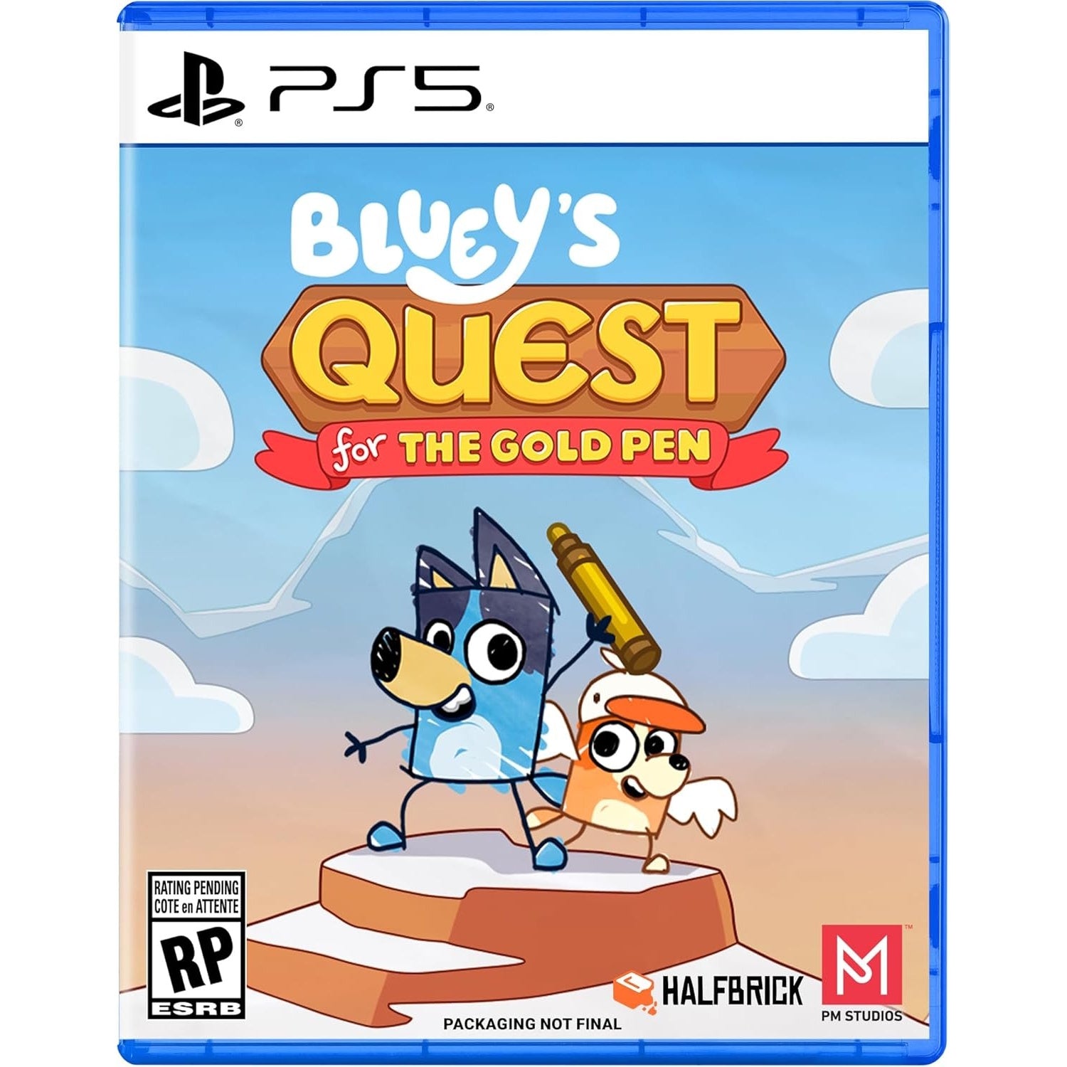 Bluey's Quest for The Gold Pen [PlayStation 5] PlayStation 5 Video Game PM Studios