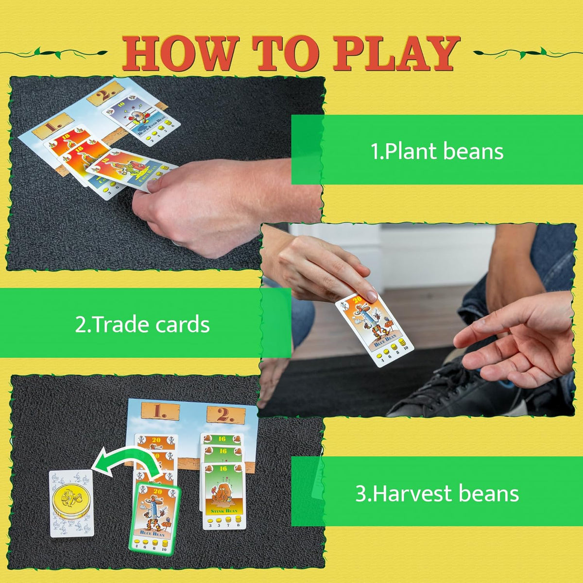 Bohnanza: To Bean or Not to Bean [Board Game, 2 - 7 Players] Board Game AMIGO