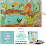 Boppi: 10 in 1 Toddler Puzzles- Dinosaurs Toys & Games Generic