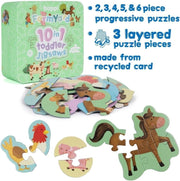 Boppi: 10 in 1 Toddler Jigsaw Puzzle - Farmyard Toys & Games Boppi