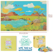 Boppi 10 in 1 Toddler Jigsaw Puzzle - Jungle Safari Toys & Games Boppi