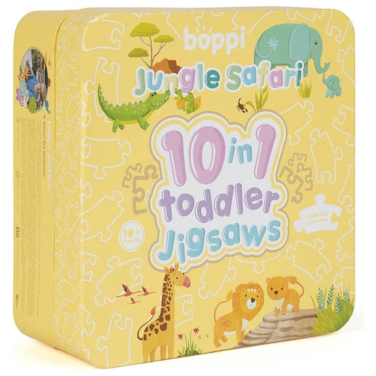 Boppi 10 in 1 Toddler Jigsaw Puzzle - Jungle Safari Toys & Games Boppi