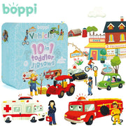 Boppi: 10 in 1 Toddler Jigsaw Puzzle - Vehicles Toys & Games Boppi