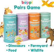 Boppi: Pairs Memory Game Wildlife Toys & Games Boppi