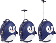 Boppi: Tiny Trekker Luggage Case - Blue Penguin Clothing and Apparel Boppi