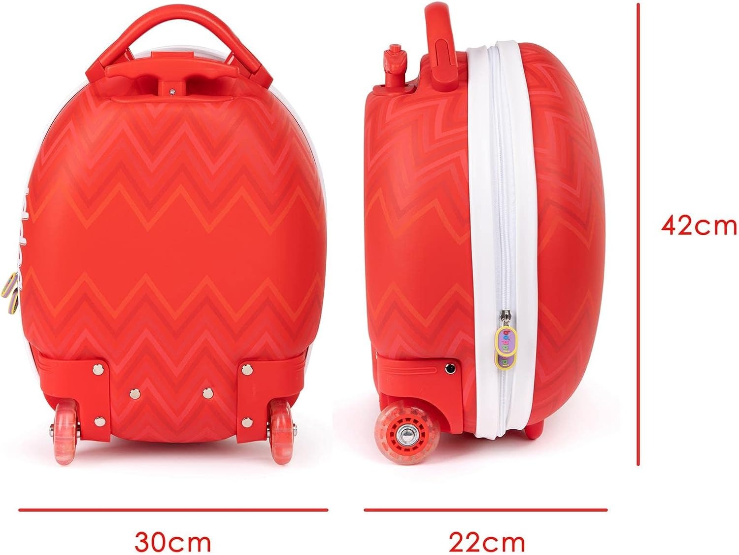 Boppi: Tiny Trekker Luggage Case - Football Red Clothing and Apparel Boppi