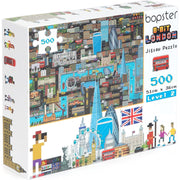 Bopster: 8-Bit London - 1000 Piece Puzzle Toys & Games Bopster