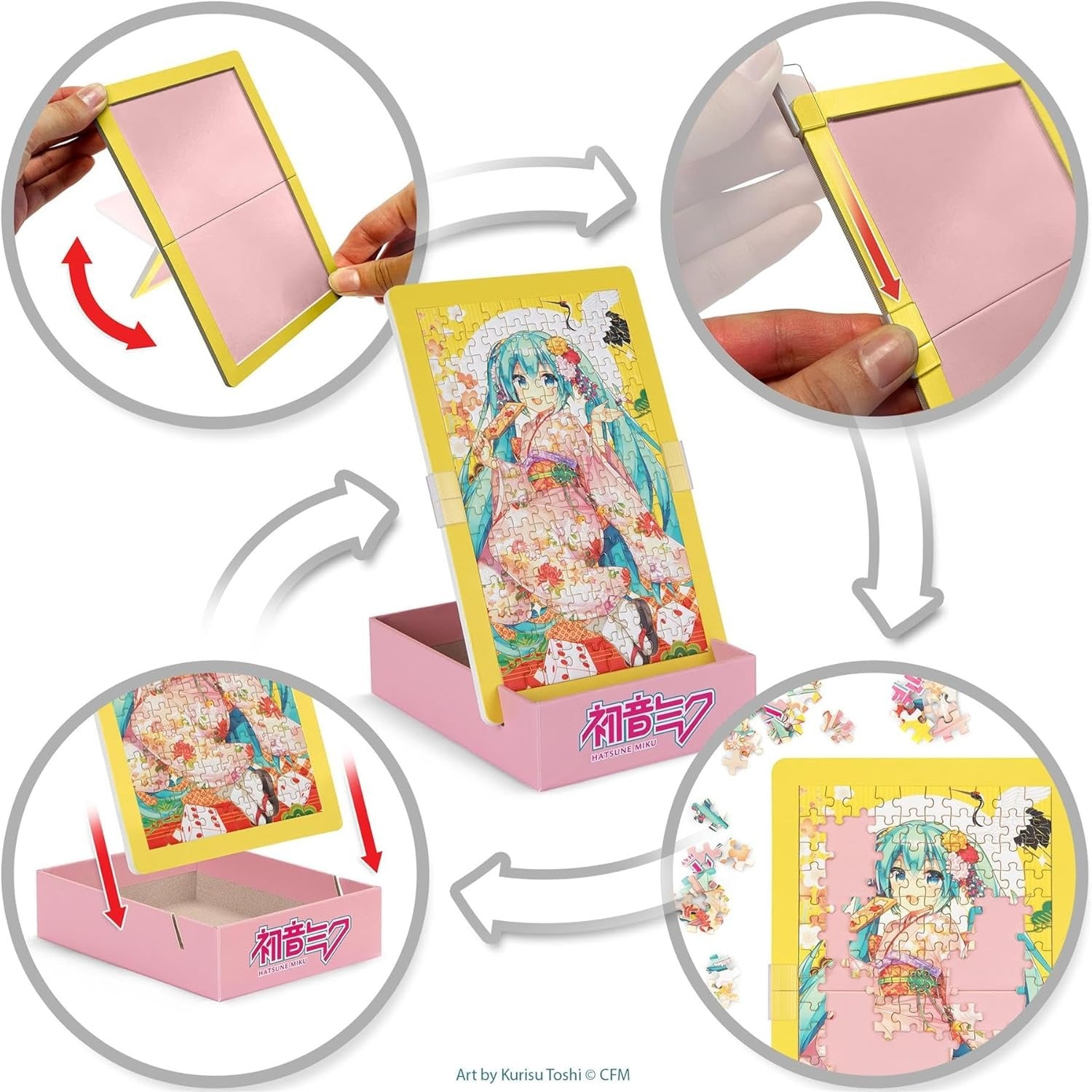 Bopster: Hatsune Miku Portrait Micro Puzzle - Kimono Toys & Games Bopster