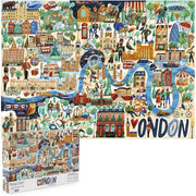 Bopster: Illustrated London Jigsaw Puzzle - 1000 Piece Toys & Games Bopster